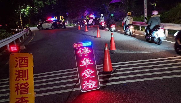 「酒後駕車全民公敵」 淡水警即日起四階段取締酒駕大執法