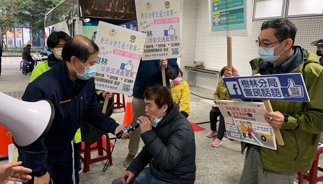 樹林警首創快閃式高齡者交通安全宣導團 多點深化宣導年長者注意交通安全