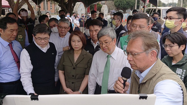 視察屏東高鐵特區道路新闢工程 花敬群：助完善周邊路網