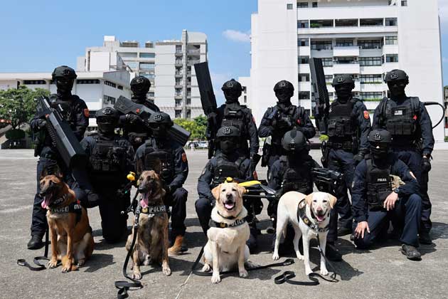 最萌「毛英雄」出任務 從緝毒偵爆到災區搜救各顯神通 雙十國慶見 | 文章內置圖片