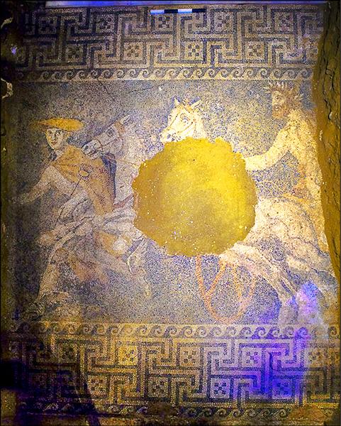 新發現！希臘馬賽克戰神古畫 | 文章內置圖片