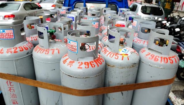 桶裝瓦斯調漲 每公斤漲1.2元